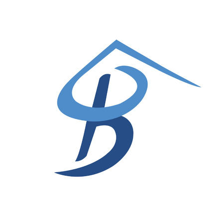 b letter designのイラスト素材