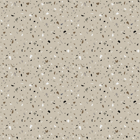 Granite stone terrazzo floor texture. Abstract background, seamless pattern. Vector illustration.のイラスト素材