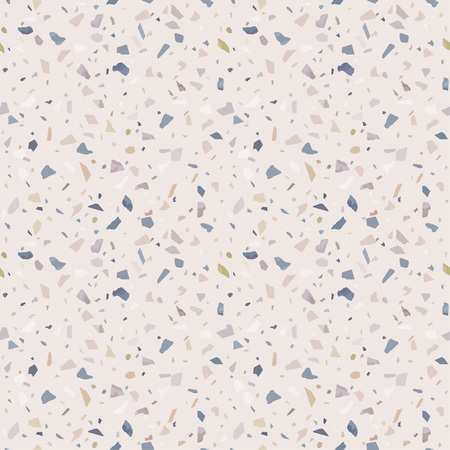Granite stone terrazzo floor texture. Abstract background, seamless pattern. Vector illustration.のイラスト素材