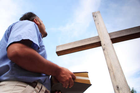 Easter crossの写真素材