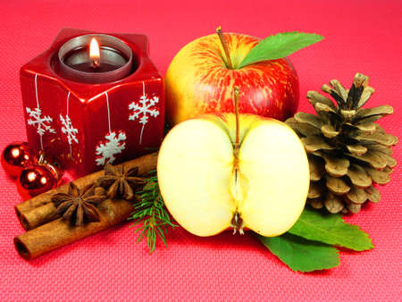 Red Christmas timeの写真素材