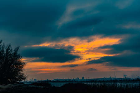 Sunset on the Volga