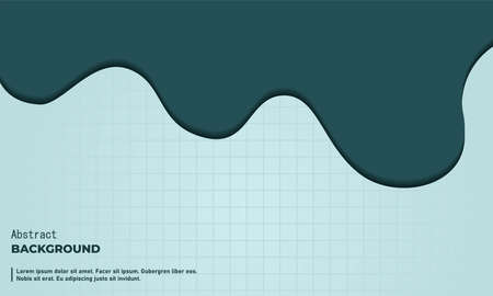 Modern Abstract green color curve backgroundのイラスト素材