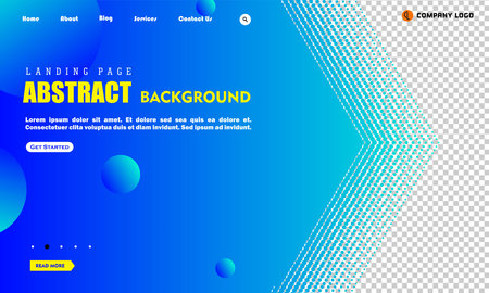 Website template design. Vector illustration concept of web page design for website development.のイラスト素材