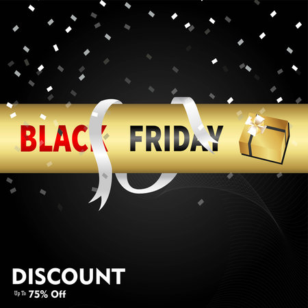 Black Friday Sale. Modern minimalist design. Template for promotion, advertising, web, social and fashion ads.のイラスト素材
