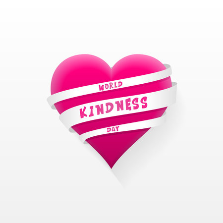 World kindness day, celebrated every year on 13 novemberのイラスト素材