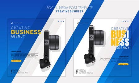 Creative Business Social Media Post Design Template