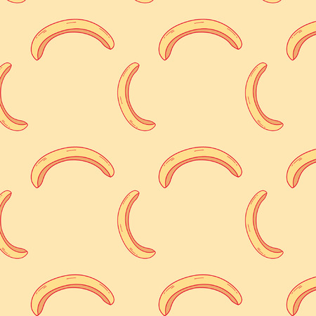 Potato snack pattern 8のイラスト素材