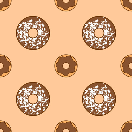 Donuts patternのイラスト素材