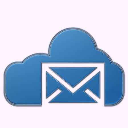 Cloud with email symbolの写真素材