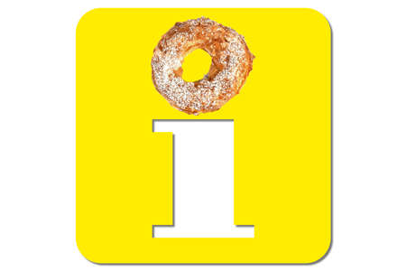 Information food 3Dの写真素材