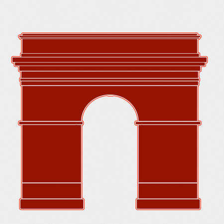 Arc de Triomphe grungeの写真素材