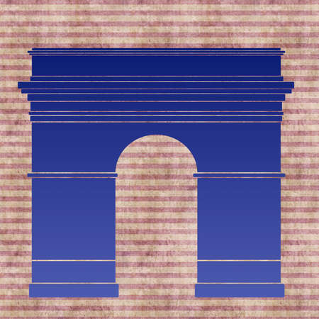 Arc de Triomphe grungeの写真素材