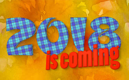 2018 is comingの写真素材