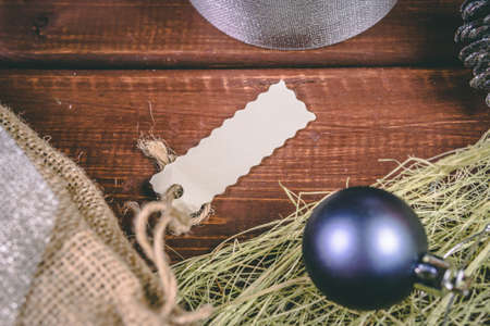 Christmas and New Year holidays background, winter season.の写真素材