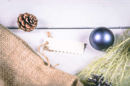 Christmas and New Year holidays background, winter season.の写真素材