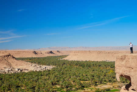 Ziz Valley, Moroco - December 03, 2018: views of the ziz valleyのeditorial素材
