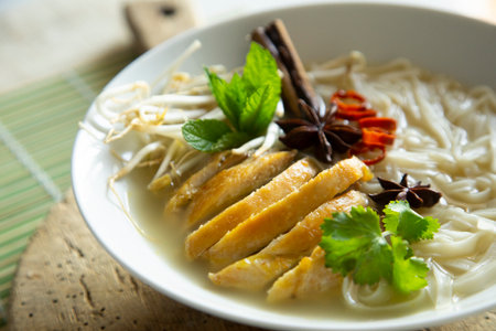 Vegan Vietnamese Pho Soup. Phá»Ÿ, often written as pho, is a traditional Vietnamese dish based on...