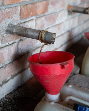 Mezcal is fermented and distilled in copper still tanks in artisanal palenques in the Oaxaca region...