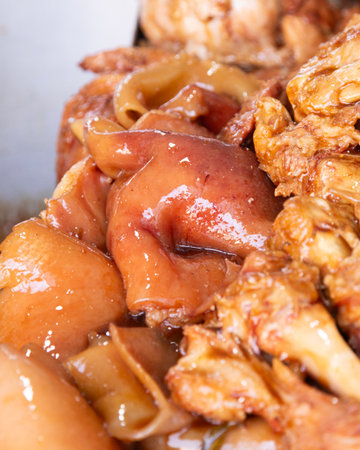 Mexico City, Mexico; 1st November 2025: Street food stand serving the famous pork carnitas tacos in Mexico City.の写真素材