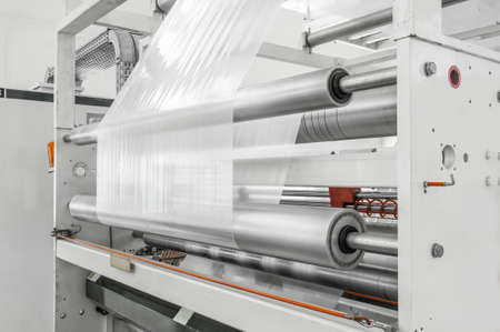 plant and plant for the production of polyethylene and cellophane for packaging