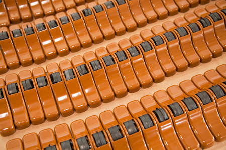 many new  handle and grip of plastic windows and door