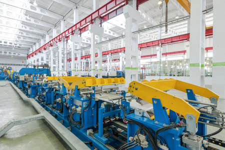 machine for the manufacture of metallic parts for  refrigerator
