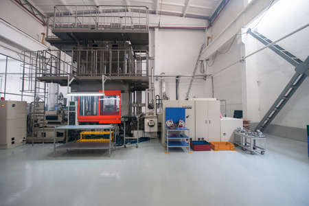 Equipment testing and verification of finished products. Plant for the production of car headlightsのeditorial素材