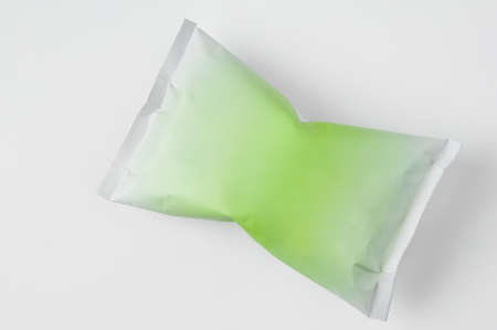 package template with chips on white background with shadow