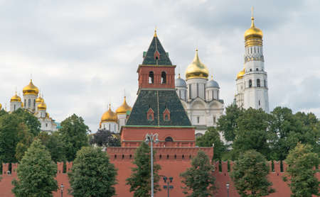 towers of the Russian Kremlin, panoramic view