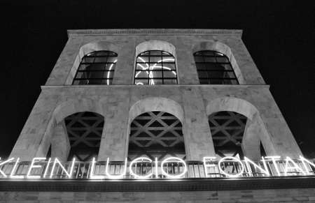 Museum of nine hundred, Arengario palace (Museo del Novecento) in Milan city centreのeditorial素材