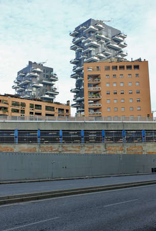 Bosco Verticale, skyscraper in Milan Italy