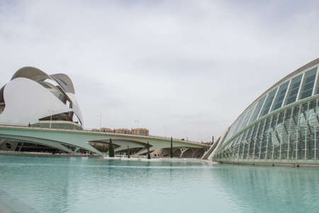 Hemisferic, a planetary in the City of Arts and Science, Valencia, Spain.のeditorial素材