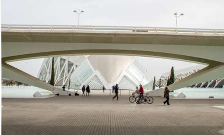Hemisferic in the City of Arts and Science, Valencia, Spain.のeditorial素材