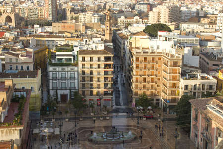 Panoramic view of Valencia, Spain.のeditorial素材
