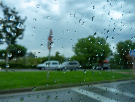 Waterdrops in Madridの写真素材