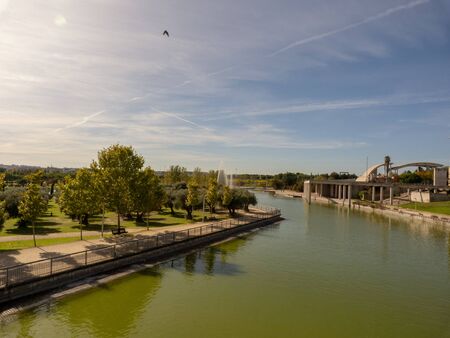 Photo of the park "Juan Carlos I" in Madridの写真素材