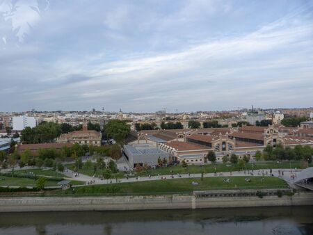 View of the city of Madridの写真素材