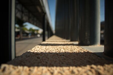 Macro photo of a rock in the city of Valenciaの写真素材