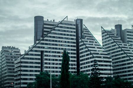Photo of residential buildings in the city of Valencia