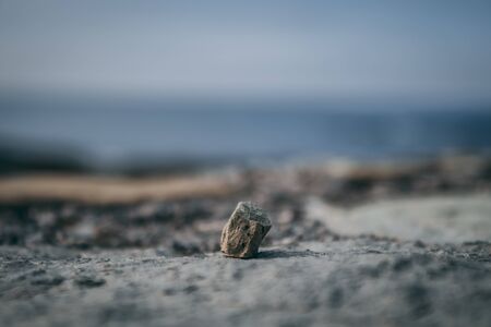 Photo of rocks with the blurred background