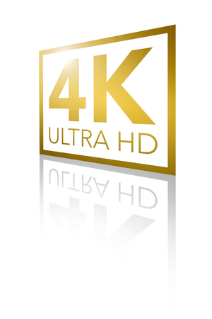 4K Ultra HD Perspective Shiny Golden.の写真素材