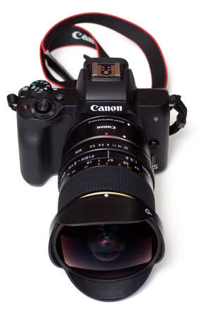 Camera and fisheye lens (8mm)