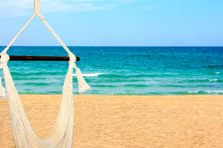 a beautiful landscape view of the Sea of Cortez and an inviting hammock