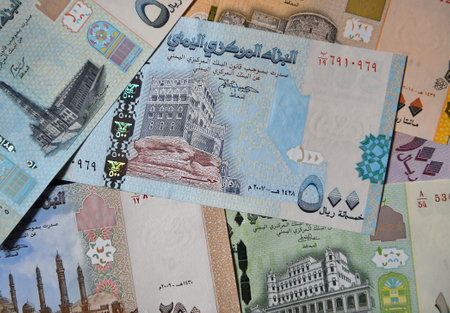 Variety of the banknotes used in the banking and finance industry