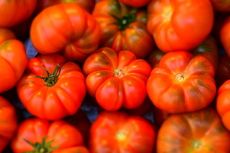 Macro detail of tomatoes