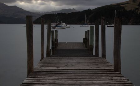 Feeling of solitude at this pier at sunset
