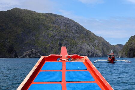 Idylic scenery of the Filipino islandsの写真素材