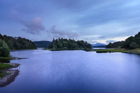 Sunset on Lake Insh, Scotland.