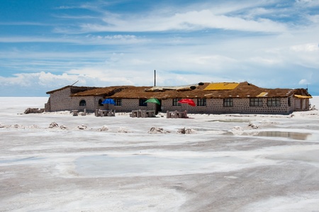 Salar de Uyuni, Salt flat in Boliviaのeditorial素材